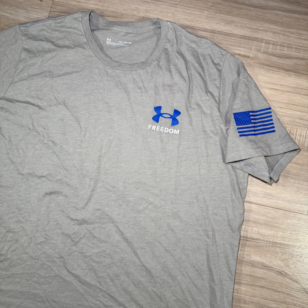 Under Armour Freedom USA Theme Flag Multicolor Graphic‎ Mens Size XL